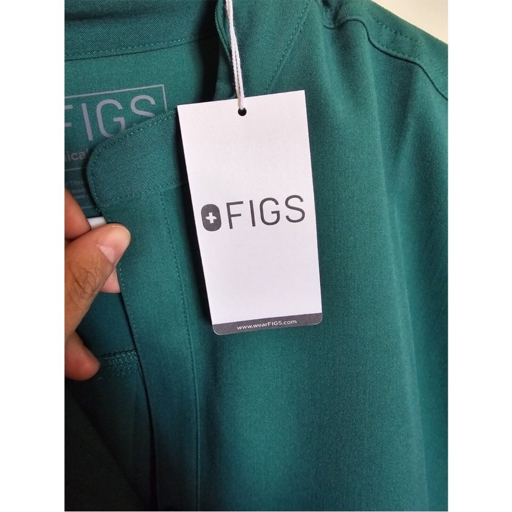 Figs Teal Rafaela Technical Collection Top - Picture 4 of 12